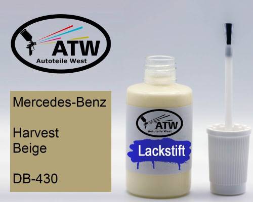 Mercedes-Benz, Harvest Beige, DB-430: 20ml Lackstift, von ATW Autoteile West.